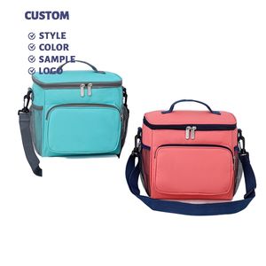 Nouveau sac isotherme grand format écologique, imperméable en nylon, boîte à lunch, pique-niques, activités de plein air en famille, fermeture éclair personnalisée, portable - Product Image 1