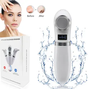 2024 New Arrivals Home Use Beauty Equipment Hot And Cold Compress vibration pore cleaner Blackhead Remover Vacuum Kit machine