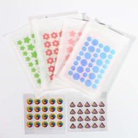 Patch absorbant l'acné invisible de haute qualité de marque personnalisée pour l'acné kystique points noirs boutons d'acné nettoyage en profondeur