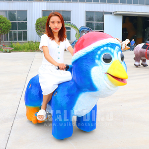 Animaux à chevaucher motorisés pour enfants, colorés, à piles, en peluche - Product Image 5