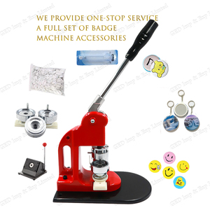 Guangzhou Ged Nieuwe Aankomst Handmatige Diy Gepersonaliseerde Spiegel Flesopener Pin Knop 25Mm 32Mm Badge Making Machine Ronde