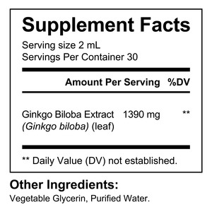 Lenm Özel Marka 1390 mg Saf Ginkgo <span class=keywords><strong>Biloba</strong></span> Tentürü Takviyeleri Orijinal Organik Ginkgo <span class=keywords><strong>Biloba</strong></span> Yaprağı Ekstresi Sıvı Damlalar - Product Image 2