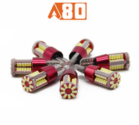 A80 Neue Auto-LED-Innenraumleuchte 3014 57 SMD Canbus T10 Glühbirne Fassung W5W 194 168 Auto-Innenleselampe Fehlerfrei DC 12V