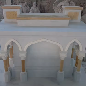 Produttori di pietra di dimensioni personalizzate in marmo progettati su misura per la vendita diretta <span class=keywords><strong>tempio</strong></span> di marmo per la casa - Product Image 6