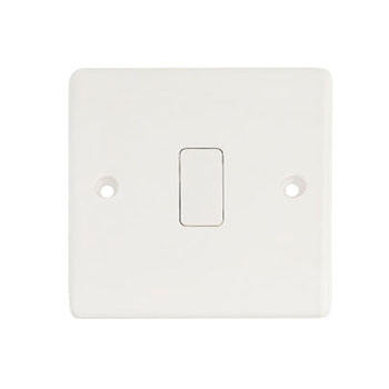 VNX Bakelite High Quality UK Bakelite 10A 1 Gang 2 Way Slim Plate Electrical Switch Wall Switch