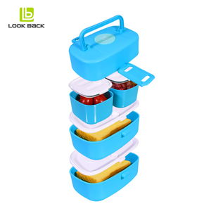Bébé L'environnement Pp En plastique Logo <span class=keywords><strong>Micro</strong></span>-<span class=keywords><strong>ondable</strong></span> Enfants Divisés L'armée Promotionnel Nouveau Rectangle Stockage Boîtes - Product Image 5
