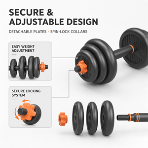 Mancuernas ajustables con logo personalizado, set de mancuernas, barra y <span class=keywords><strong>kettlebell</strong></span> para entrenamiento con pesas libres - Product Image 4