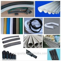 Máquina de tubos corrugados de pared simple, nueva condición, máquina de fabricación de tubos corrugados PE de plástico, caja de cambios de motor de rodamiento central, engranaje PLC