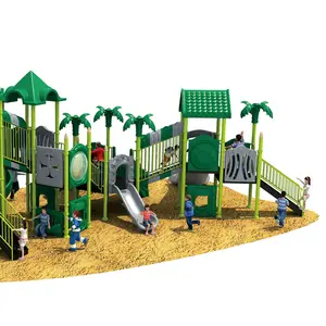 New Design Nature Outdoor Plastic Kids Slides Playground for Sale