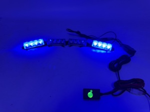 Golddeer 4 en 1 luces de advertencia de ambulancia estroboscópica DE EMERGENCIA azul con señal de Flash de Control bombero Beacon SL613-4 - Product Image 2