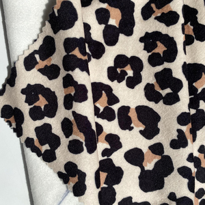 NUEVA MODA 2026 Tela de Forro Polar de Poliéster Súper Suave con Estampado de Leopardo para <span class=keywords><strong>Ropa</strong></span> de Invierno - Product Image 1
