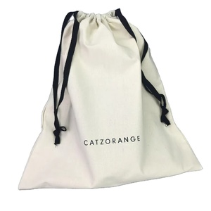 Bolsa de algodón con cordón para granos de café, logotipo personalizado, beige, pequeña, de lona, al por mayor, bolsa de mano antipolvo, estampado de Papá Noel, rayas, lujo - Product Image 1