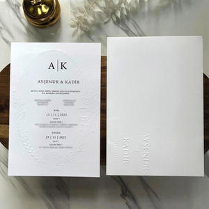 Invitaciones <span class=keywords><strong>de</strong></span> Boda <span class=keywords><strong>de</strong></span> Lujo al Por Mayor, Impresión a Todo Color para Distribuidores Internacionales - Product Image 6