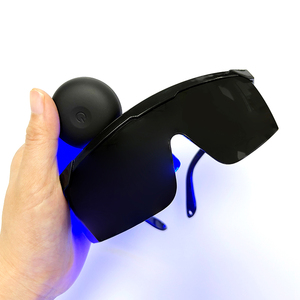 Lunettes de protection pour client de blanchiment dentaire, verres noirs, <span class=keywords><strong>anti</strong></span>-UV, <span class=keywords><strong>anti</strong></span>-<span class=keywords><strong>lumière</strong></span> <span class=keywords><strong>bleue</strong></span>, protection des yeux pour les traitements de blanchiment - Product Image 3