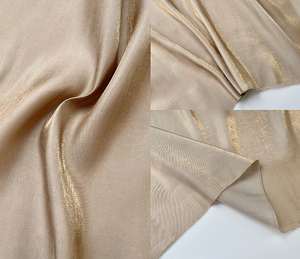 Tissu en <span class=keywords><strong>lin</strong></span> de soie mélangé femmes robe tissu de mode en <span class=keywords><strong>lin</strong></span> de soie personnalisé - Product Image 2