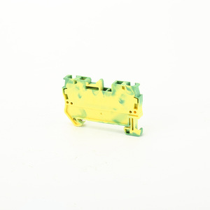 Guan Yang ST4-PE <b>Terminal</b> Block Plastic Spring Inserted Industrial Connector Double Layer Grounding - Product Image 1