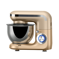 Robot Pâtissier Professionnel Chinois pour Boulangerie, Mélangeur Planétaire 600W 4L/5L pour Pains et Pâtes, Batteur sur Socle pour Cuisine