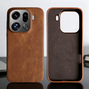 พรีเมี่ยมเคสโทรศัพท์หนังสำหรับ <span class=keywords><strong>OPPO</strong></span> ค้นหา X9 อัลตร้า X8 โปร X7 อัลตร้า X6 รีโน 9 โปรพลัสกันกระแทกกันลื่นฝาครอบด้านหลัง - Product Image 2