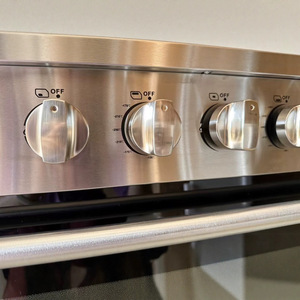 Estufa de gas de 90 cm con 5 quemadores, horno de acero inoxidable, independiente, para exportación - Product Image 3