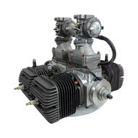 Moteur de drone RC à essence à quatre cylindres JRDH 700 à deux temps avec démarreur électrique et EFI et générateur de 1000 W