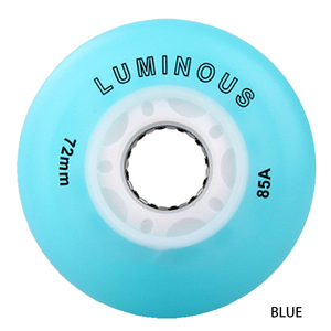 Bánh xe trượt patin tốc độ cao, chất liệu PU đàn hồi cao, chịu mài mòn, có 7 màu, bao gồm cả màu xanh lá cây, dùng được trong nhà và ngoài trời - Product Image 5