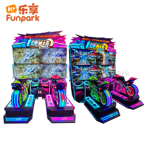 Máquina de juego de simulador de conducción de carreras que funciona con monedas de venta directa de fábrica <span class=keywords><strong>Funpark</strong></span> para uso de doble jugador Centros de juegos Video Arcades - Product Image 6