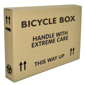Logo imprimé personnalisé écologique, grande taille, robuste, brun, papier Kraft, boîte de vélo en <span class=keywords><strong>carton</strong></span> ondulé, boîte d'expédition pour vélo - Product Image 4