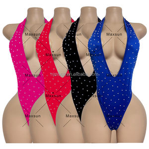 Maxsun Abito Sexy Intero da Designer per Danza Esotica, Outfit da Spogliarellista, <span class=keywords><strong>Abbigliamento</strong></span> per <span class=keywords><strong>Pole</strong></span> Dance per Night Club, Lingerie MS178 - Product Image 3