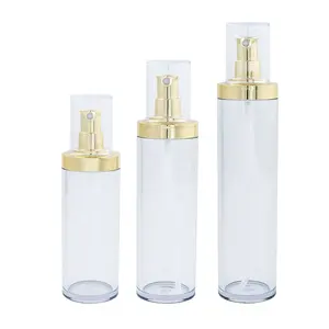 Spot Custom Diameter 40 Full Cap Spray Bottle 60/80/100ml Gradient Color Plastic Packaging Bottle Guangzhou Cosmetic Bottle