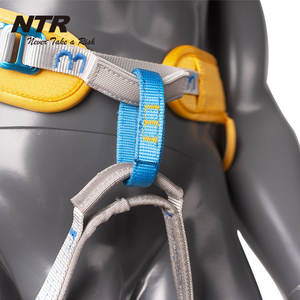 <span class=keywords><strong>Harness</strong></span> Keselamatan Pendakian Gunung Profesional untuk Panjat Tebing dan Rappelling Kapasitas 100kg 4 Loop Tali Pengikat Adjustable Leg Loop - Product Image 3