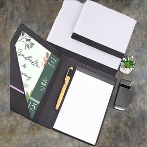 Custom A4 <b>A5</b> A6 Notebook Hard Cover Reusable Sublimation Blanks Canvas with Fabric <b>Notepad</b> Folder Patfolio Portfolio - Product Image 2