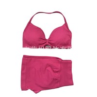 Ensemble d'entraînement 2 pièces uni pour femme DF - Soutien-gorge de sport rembourré respirant et short taille haute sculptant les fesses pour le yoga