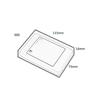 DWECCRF Lector de tarjetas RFID de doble frecuencia a prueba de agua 125kHz RS232/485 Interfaz UART Sistema de control de acceso Tarjetas de proximidad ISO - Product Image 5