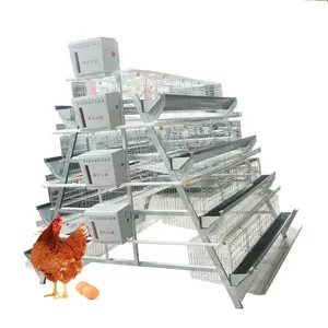 Chicken Layer Cage Best Quality Good Price Egg Laying Hens Farming Chicken Layer Battery Cage For Sale