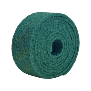 <strong>Non</strong> Woven Scouring Pad Roll Rust Removal 8698 Green <strong>Abrasive</strong> Scouring Pads Rolls - Product Image 1