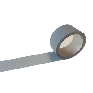 Băng phản quang Dải khả năng hiển thị cao băng phản chiếu may-on DIY cảnh báo an toàn vải vải cho quần áo Áo Áo Mưa, tối màu xám - Product Image 1