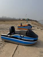 Mini jet ski électrique haute vitesse, coque EPP résistante aux chocs, monoplace, idéal pour les courses sur les lacs et les eaux côtières