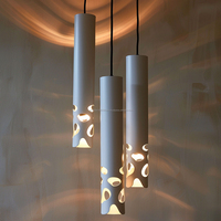 Luminaire suspendu artistique en fer imprimé en 3D, design moderne et minimaliste, grande taille, pour chambre contemporaine, usage domestique et commercial DIY