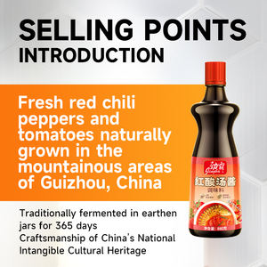 Pâte de soupe aigre-<span class=keywords><strong>épicée</strong></span> rouge Zesty, base de fondue <span class=keywords><strong>épicée</strong></span> au piment fermenté et tomate, pour poisson, bœuf, nouilles de riz, <span class=keywords><strong>sauce</strong></span> de cuisson <span class=keywords><strong>épicée</strong></span> et aigre 880g*6 12 mois - Product Image 2