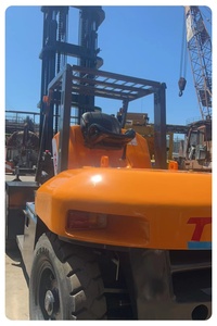 Montacargas TCM Usado de 10 Toneladas FD100 FD80 FD50, Montacargas Diésel de Alto Rendimiento para Trabajo Pesado en Venta, Montacargas de Segunda Mano Confiable - Product Image 4