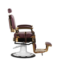 BEIMENG Nouveau Fauteuil de Barbier Hydraulique en Cuir Noir Robuste, Mobilier de Salon de Beauté, Vente en Gros, Chaise Commerciale à Succès
