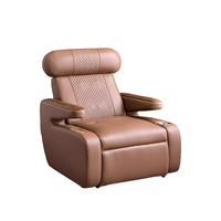 Canapé fonctionnel moderne de luxe en cuir souple avec fonction massage et siège réglable type avion pour salon - Vente directe usine