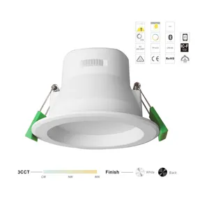 Illuminazione residenziale incasso viso 3CCT CW led faretto faretto ip44 plafoniera impermeabile LED CE SAA led luce della stanza