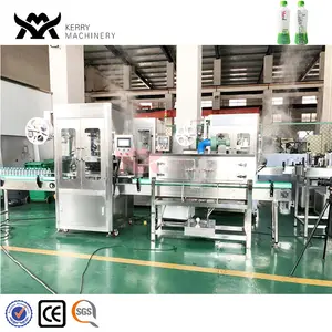 PET Automatic Bottle Neck label Sleeve and Shrinking Labeling Machine