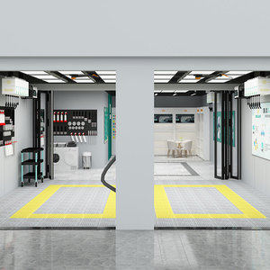 Paquete de Equipos Profesionales para Estación de Lavado de Autos Comercial, Motor de Vapor, Lavadora de Alta Presión, Rejilla para Piso, Luces LED - Product Image 3