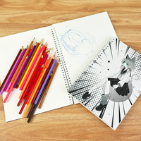 Livre de croquis d'impression personnalisé de haute qualité A4 B5 carnet de croquis de dessin de fantaisie de mode en spirale
