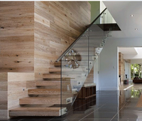 Escalier flottant en bois complet de nouvelle conception pour usage de bureau TAKA Hardware