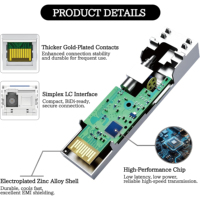 Module émetteur-récepteur optique Optoray CWDM SFP 1.25G SM, connecteur LC, fibre bidirectionnelle 120 km, longueur d'onde 1570 nm, CE/FCC/RoHS