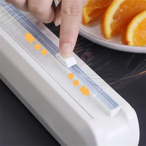 Dispensador de Envoltura de Plástico con Cortador, Dispensador de Film Transparente, Utensilios de Cocina, Dispensador de Film Adhesivo para Alimentos, Accesorios de Cocina - Product Image 5