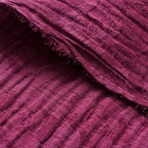National Factory Direct Yarn-Dyed <strong>Lace</strong> <strong>Fabric</strong> Spring Summer Day Light Breathable Flax Cotton Hemp For Wind-Resistant Garments - Product Image 4